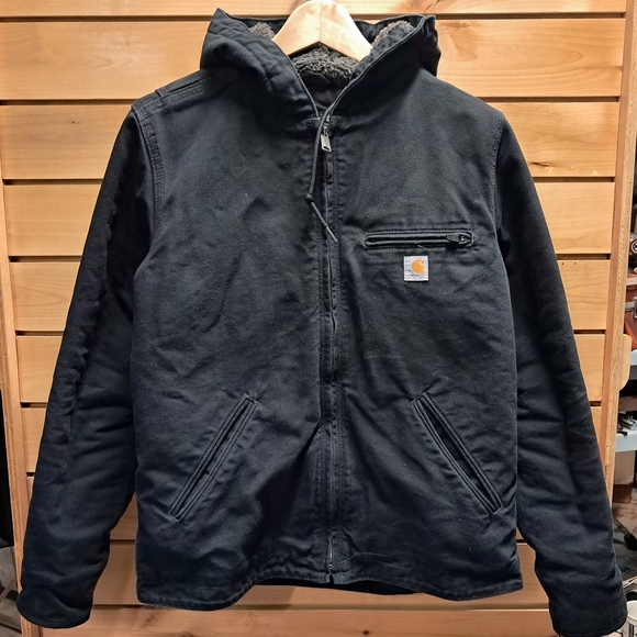 Carhartt Jackets & Blazers - Carhartt Washed Duck Sherpa Lined Jacket Size Small